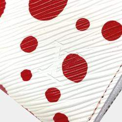 Louis Vuitton Red/White Epi Leather Yayoi Kusama Long Zippy Wallet