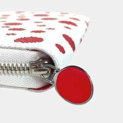 Louis Vuitton Red/White Epi Leather Yayoi Kusama Long Zippy Wallet
