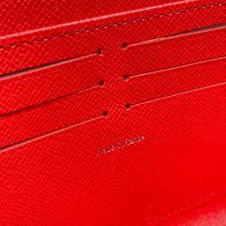 Louis Vuitton Red/White Epi Leather Yayoi Kusama Long Zippy Wallet