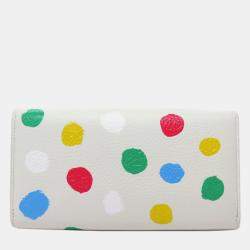 Louis Vuitton White Taurillon Leather Portefeuille Capucines Long Wallet