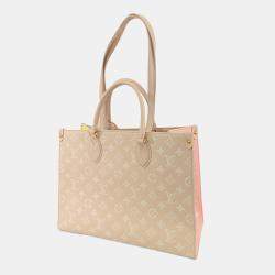 Louis Vuitton Pink Monogram Empreinte Spring In the City OnTheGo Handbag