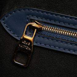 Louis Vuitton Navy Blue Monogram Addiction Lockit Vertical MM