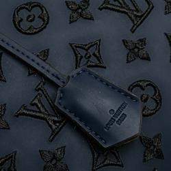 Louis Vuitton Navy Blue Monogram Addiction Lockit Vertical MM