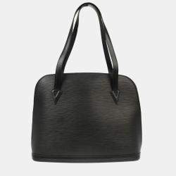 Louis Vuitton Black Epi Leather Lussac Shoulder Bag