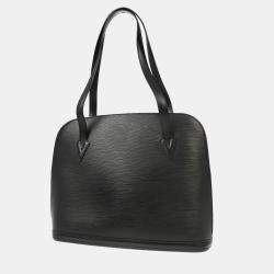 Louis Vuitton Black Epi Leather Lussac Shoulder Bag