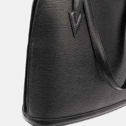 Louis Vuitton Black Epi Leather Lussac Shoulder Bag