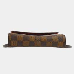 Louis Vuitton Damier Ebene Canvas Pochette Florentine Belt Bum Bag 