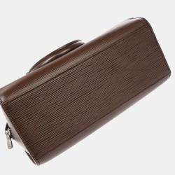 Pre Owned Louis Vuitton Brown Epi Leather Pont Neuf Handbag