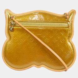 Louis Vuitton Bronze Vernis Leather Conte de Fees Owl Pochette Shoulder Bag