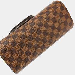 Pre Owned Louis Vuitton Damier Ebene Canvas Triana Handbag