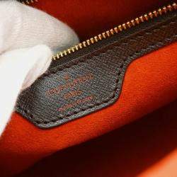 Pre Owned Louis Vuitton Damier Ebene Canvas Triana Handbag