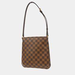 Pre Owned Louis Vuitton Damier Ebene Canvas Musette Salsa Short Strap Shoulder Bag
