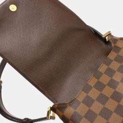 Pre Owned Louis Vuitton Damier Ebene Canvas Musette Salsa Short Strap Shoulder Bag