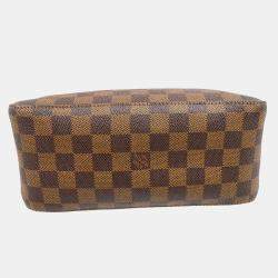 Pre Owned Louis Vuitton Damier Ebene Canvas Looping MM Handbag