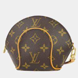 Louis Vuitton Monogram Canvas Mini Ellipse Pouch Bag