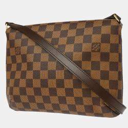 Louis Vuitton Damier Ebene Canvas Musette Tango Long Strap Shoulder Bag