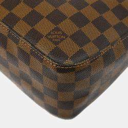 Pre Owned Louis Vuitton Damier Ebene Canvas Looping MM Handbag