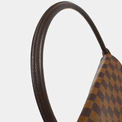 Pre Owned Louis Vuitton Damier Ebene Canvas Mini Looping Handbag