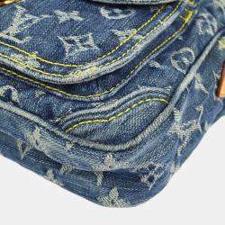 Louis Vuitton Blue Monogram Denim Waist Bum Bag