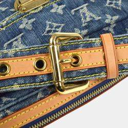 Louis Vuitton Blue Monogram Denim Waist Bum Bag