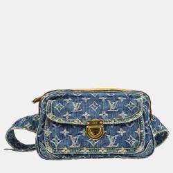 Louis Vuitton Blue Monogram Denim Waist Bum Bag