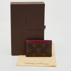 Louis Vuitton Fuchsia Monogram Canvas Card Holder