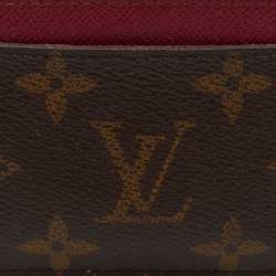 Louis Vuitton Fuchsia Monogram Canvas Card Holder