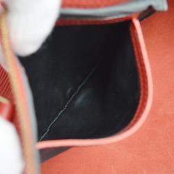 Louis Vuitton Red Epi Speedy 40 Duffle Handbag