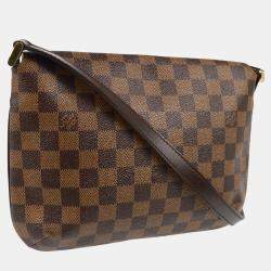 Pre Owned Louis Vuitton Damier Musette Tango Long Shoulder Bag