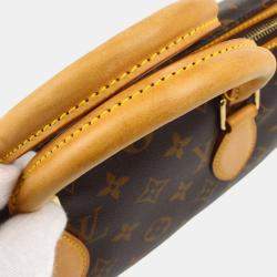 Pre Owned Louis Vuitton Brown Monogram Popincourt Handbag