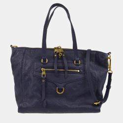 Louis Vuitton Navy Monogram Empreinte Lumineuse PM