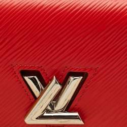 Louis Vuitton Coquelicot Epi Leather Twist Compact Wallet 