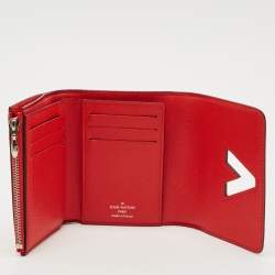 Louis Vuitton Coquelicot Epi Leather Twist Compact Wallet 