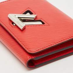 Louis Vuitton Coquelicot Epi Leather Twist Compact Wallet 