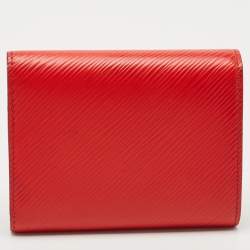 Louis Vuitton Coquelicot Epi Leather Twist Compact Wallet 