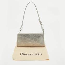 Louis Vuitton Silver Epi Leather Pochette Accessoires Bag
