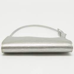 Louis Vuitton Silver Epi Leather Pochette Accessoires Bag