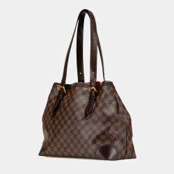 Pre Owned Louis Vuitton Brown Damier Ebene Hampstead MM