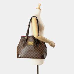 Pre Owned Louis Vuitton Brown Damier Ebene Hampstead MM