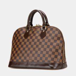 Louis Vuitton Brown Damier Ebene Alma PM