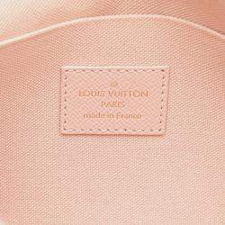 Louis Vuitton Pink/White Damier Azur Calfskin Pochette Felicie