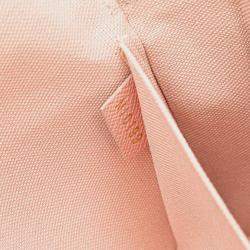 Louis Vuitton Pink/White Damier Azur Calfskin Pochette Felicie