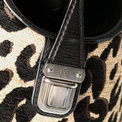 Louis Vuitton Black Brown Stephen Sprouse Leopard North/South