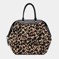 Louis Vuitton Black Brown Stephen Sprouse Leopard North/South