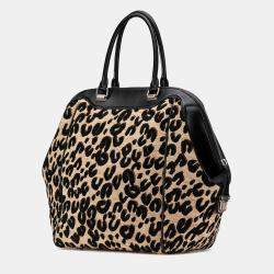 Louis Vuitton Black Brown Stephen Sprouse Leopard North/South