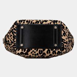 Louis Vuitton Black Brown Stephen Sprouse Leopard North/South