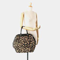 Louis Vuitton Black Brown Stephen Sprouse Leopard North/South