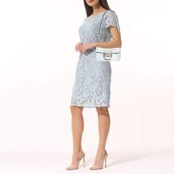 Louis Vuitton Blanc Leather Dauphine Mini Bag