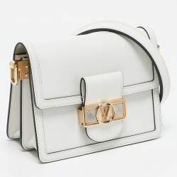 Louis Vuitton Blanc Leather Dauphine Mini Bag