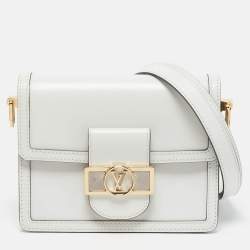 Louis Vuitton Blanc Leather Dauphine Mini Bag